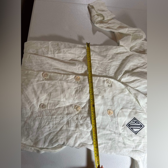 Ralph Lauren Purple Label Cream Trench Coat - Picture 3 of 12